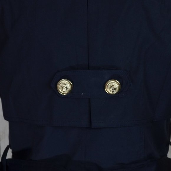 Trench Coat Blue Navy - Picture 3 of 3